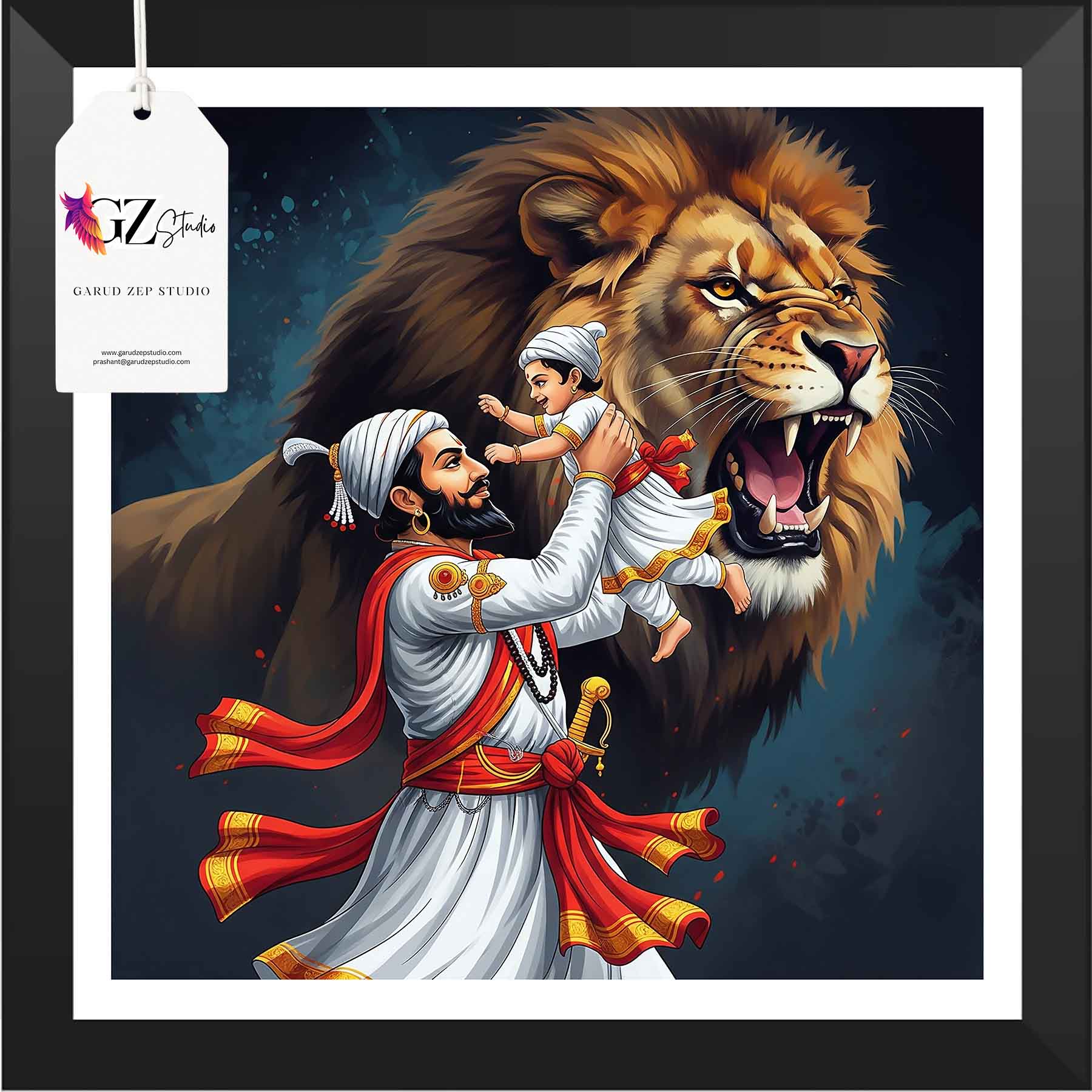 Chhatrapati's Roar: A Tribute to Maratha Valor(009)