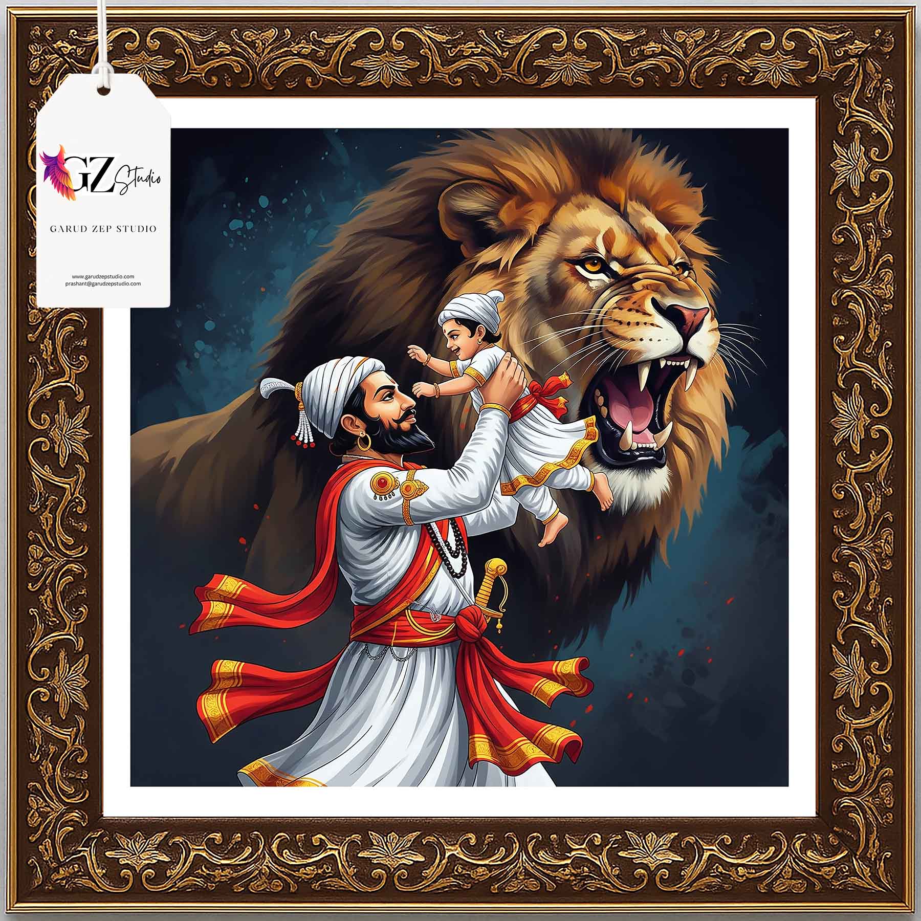 Chhatrapati's Roar: A Tribute to Maratha Valor(009)