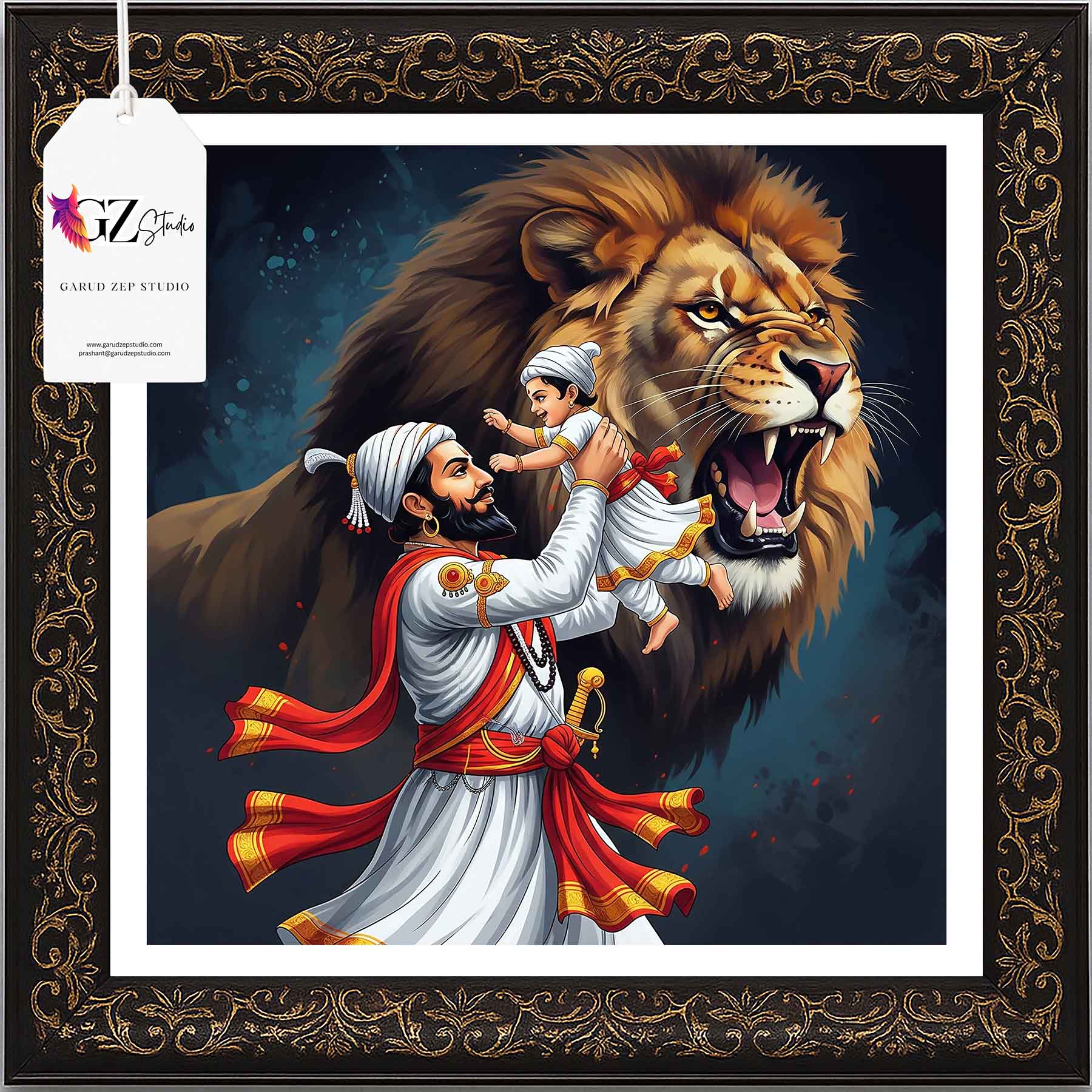 Chhatrapati's Roar: A Tribute to Maratha Valor(009)