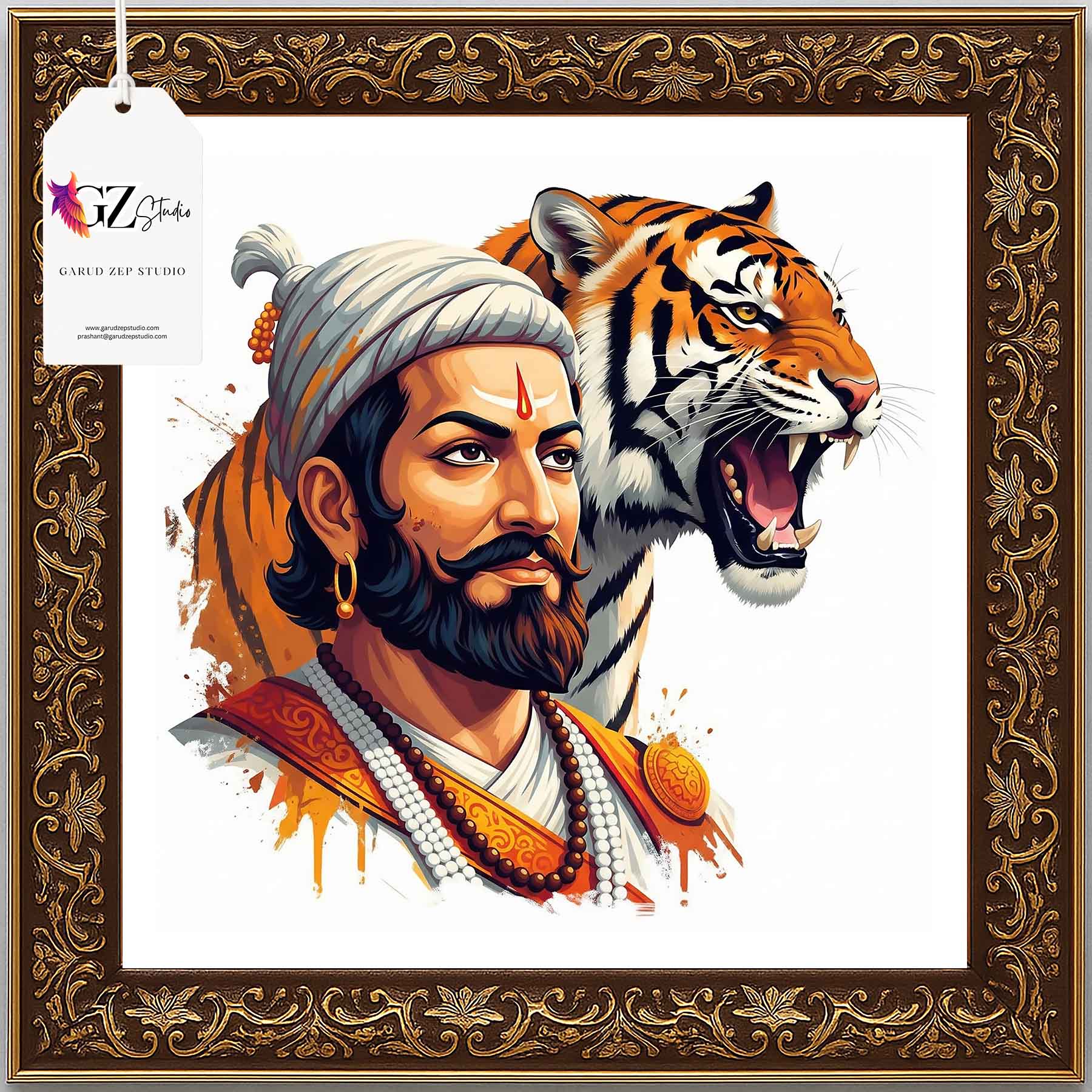 Chhatrapati's Roar: A Tribute to Maratha Valor(0010)