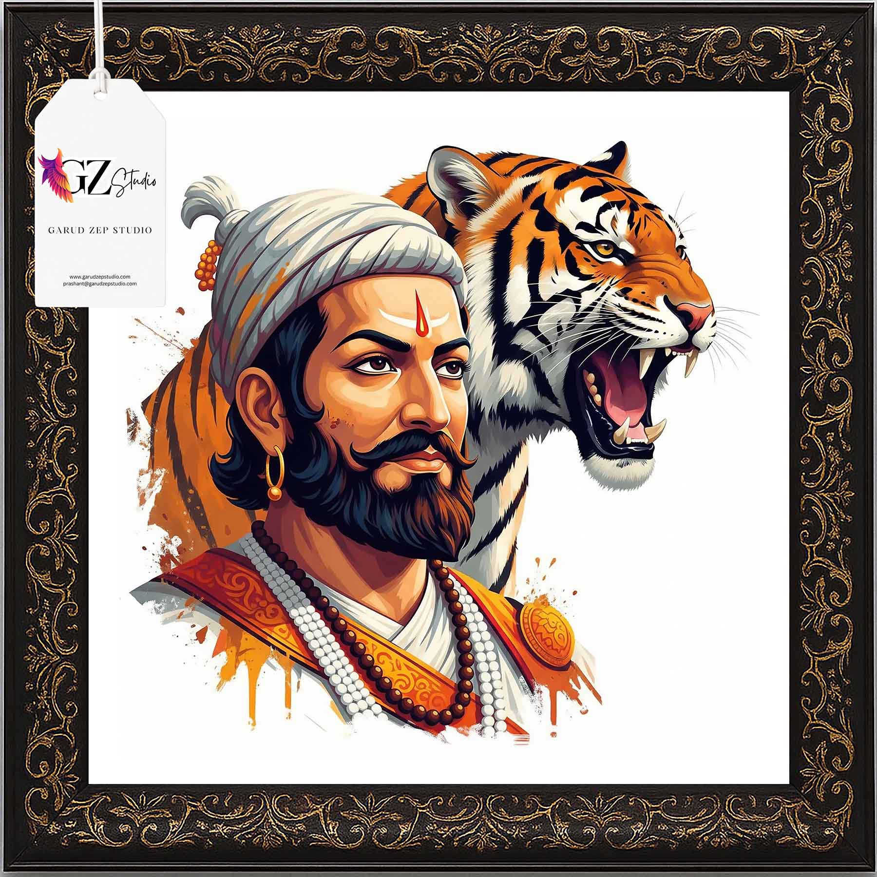 Chhatrapati's Roar: A Tribute to Maratha Valor(0010)