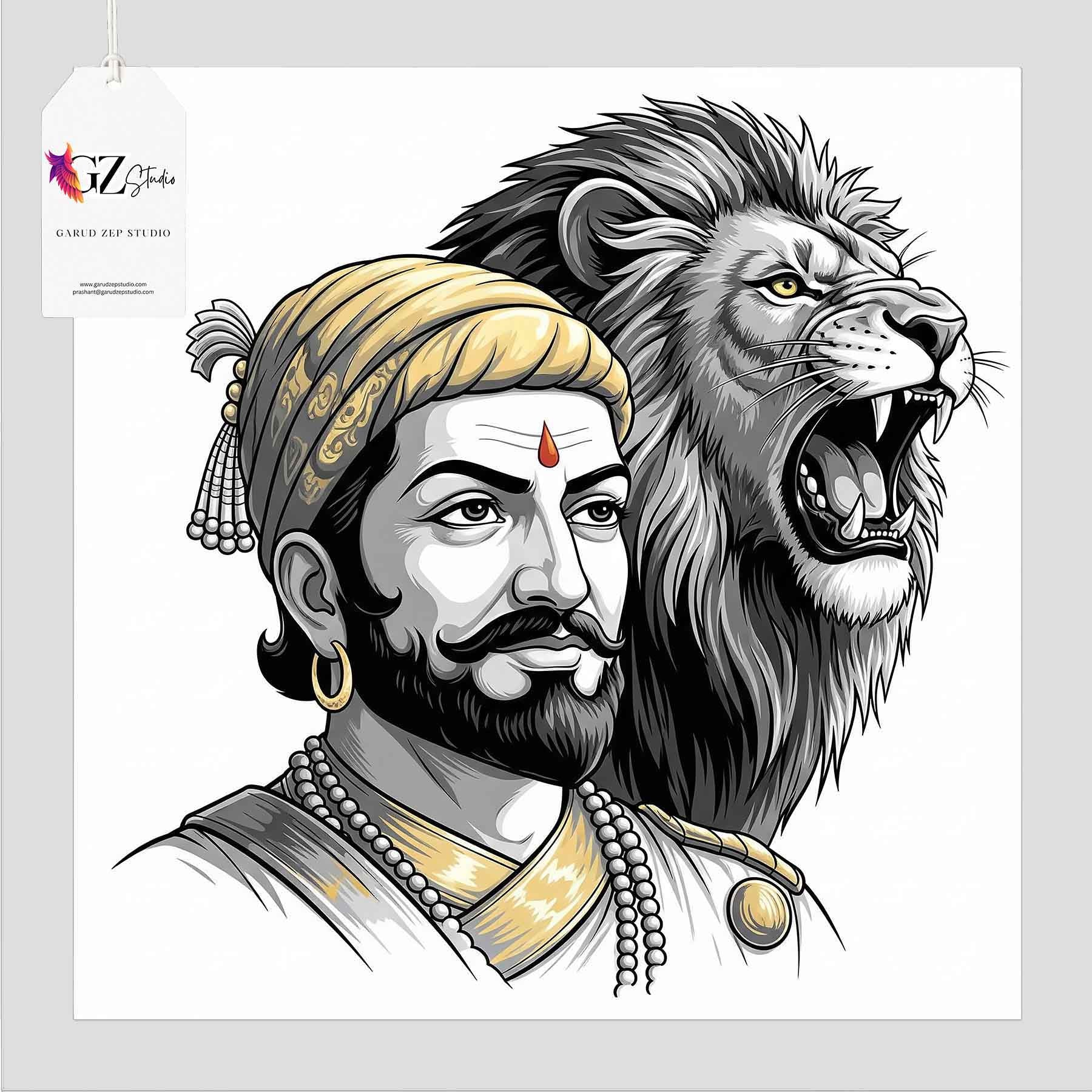 Chhatrapati's Roar: A Tribute to Maratha Valor(003)