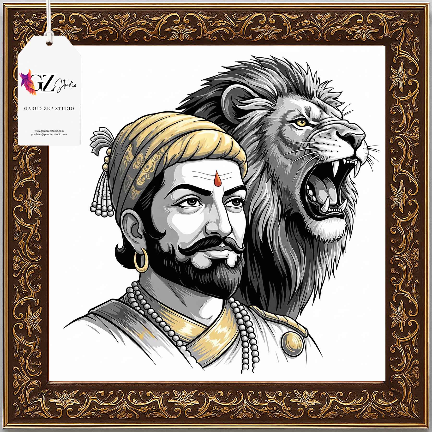 Chhatrapati's Roar: A Tribute to Maratha Valor(003)