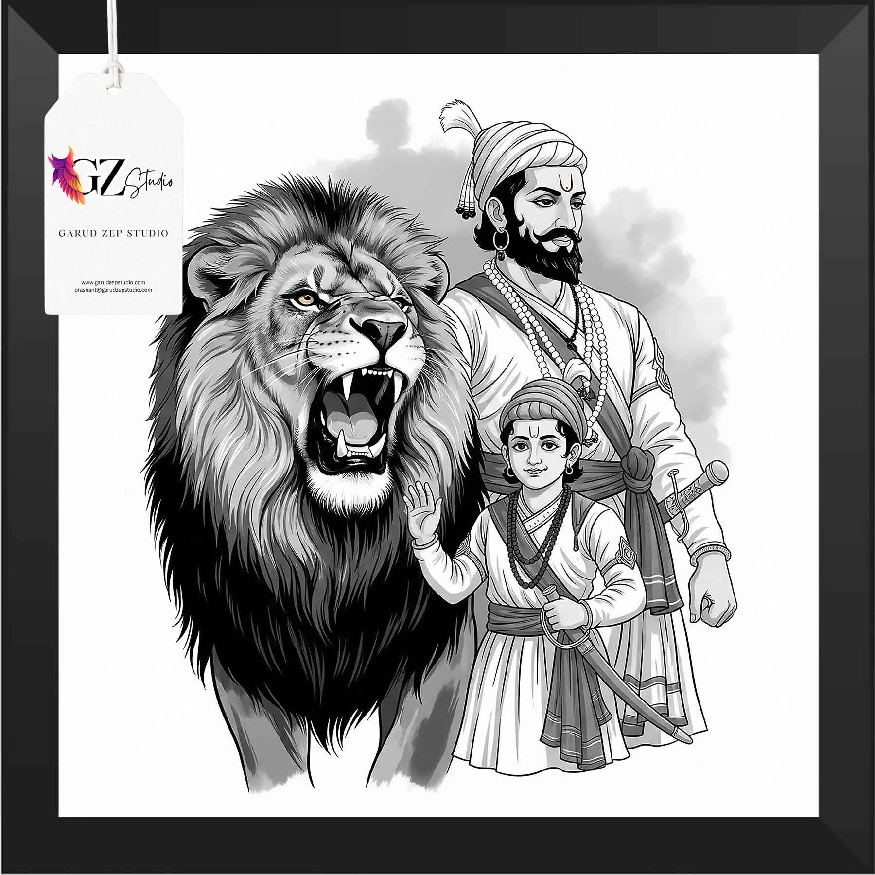 Chhatrapati's Roar: A Tribute to Maratha Valor(004)