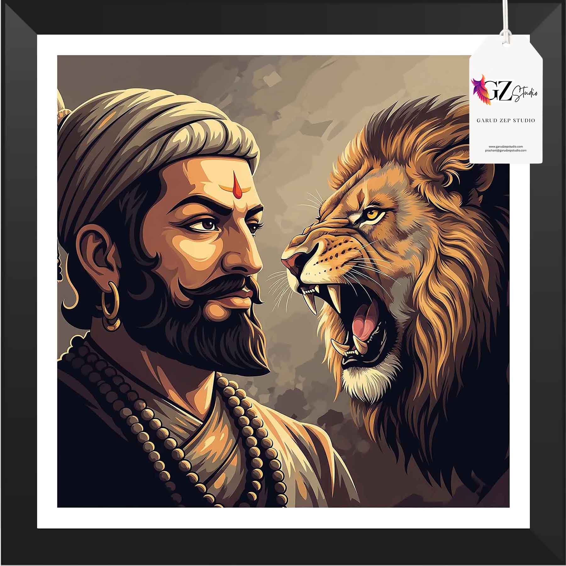 Chhatrapati's Roar: A Tribute to Maratha Valor(0046)