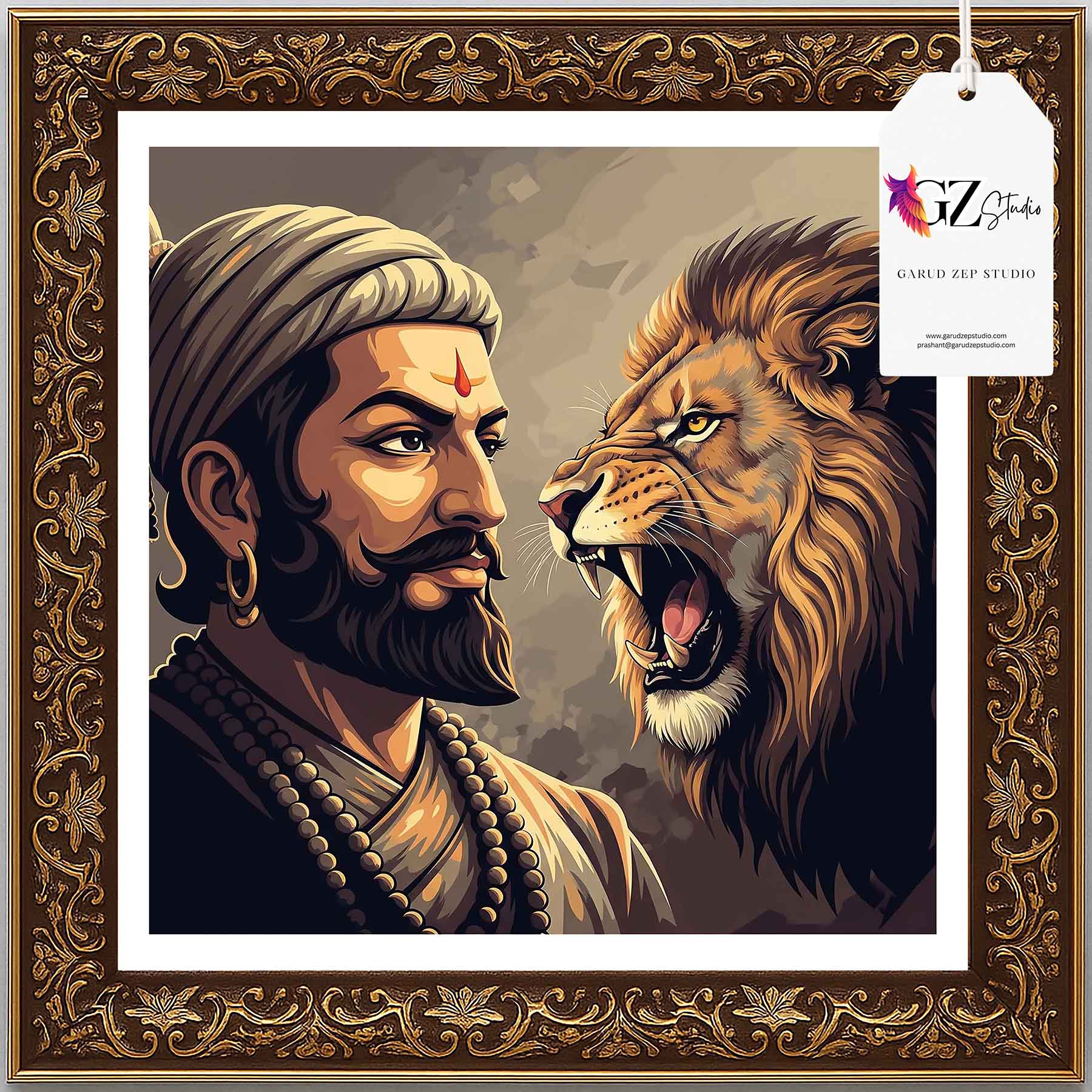 Chhatrapati's Roar: A Tribute to Maratha Valor(0046)