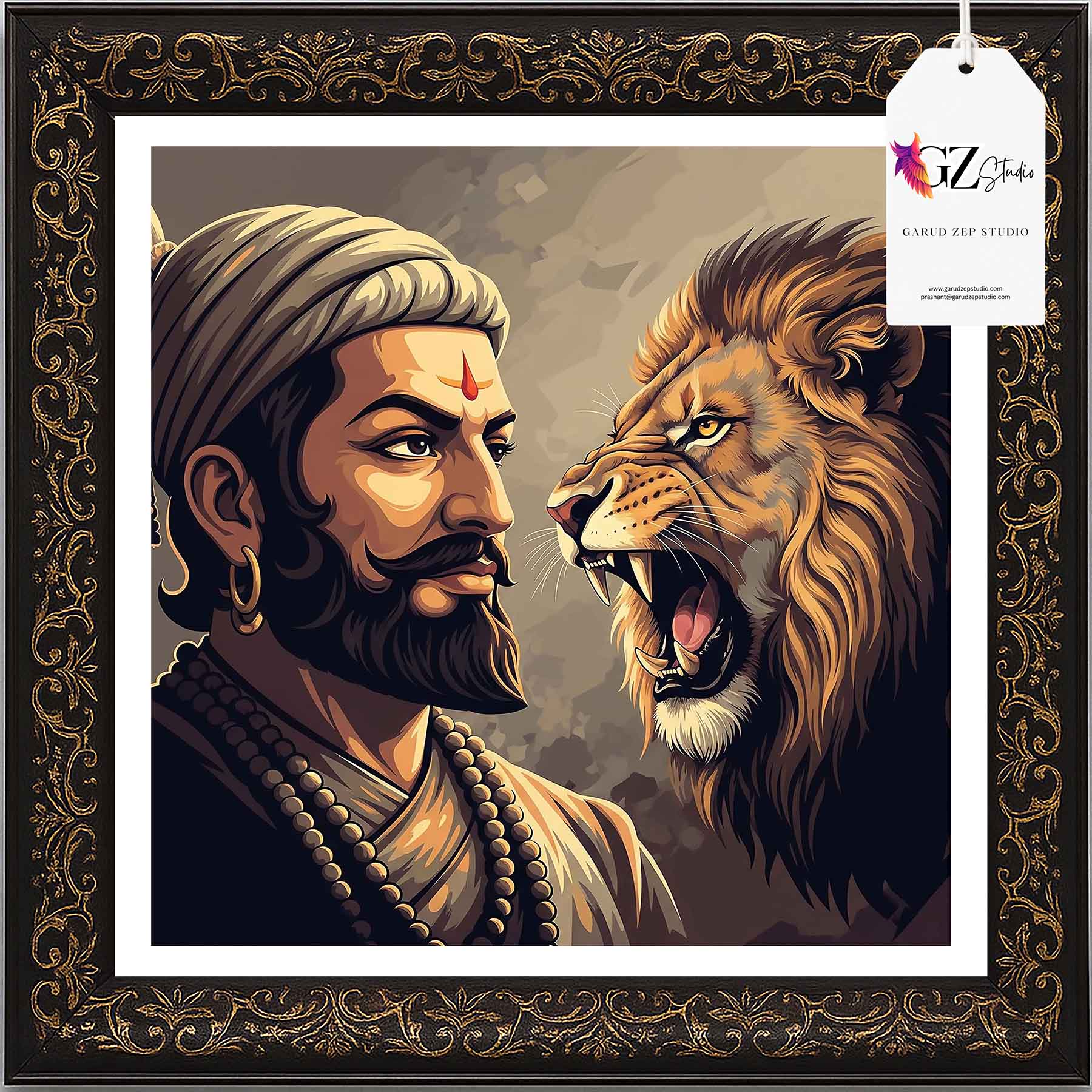 Chhatrapati's Roar: A Tribute to Maratha Valor(0046)