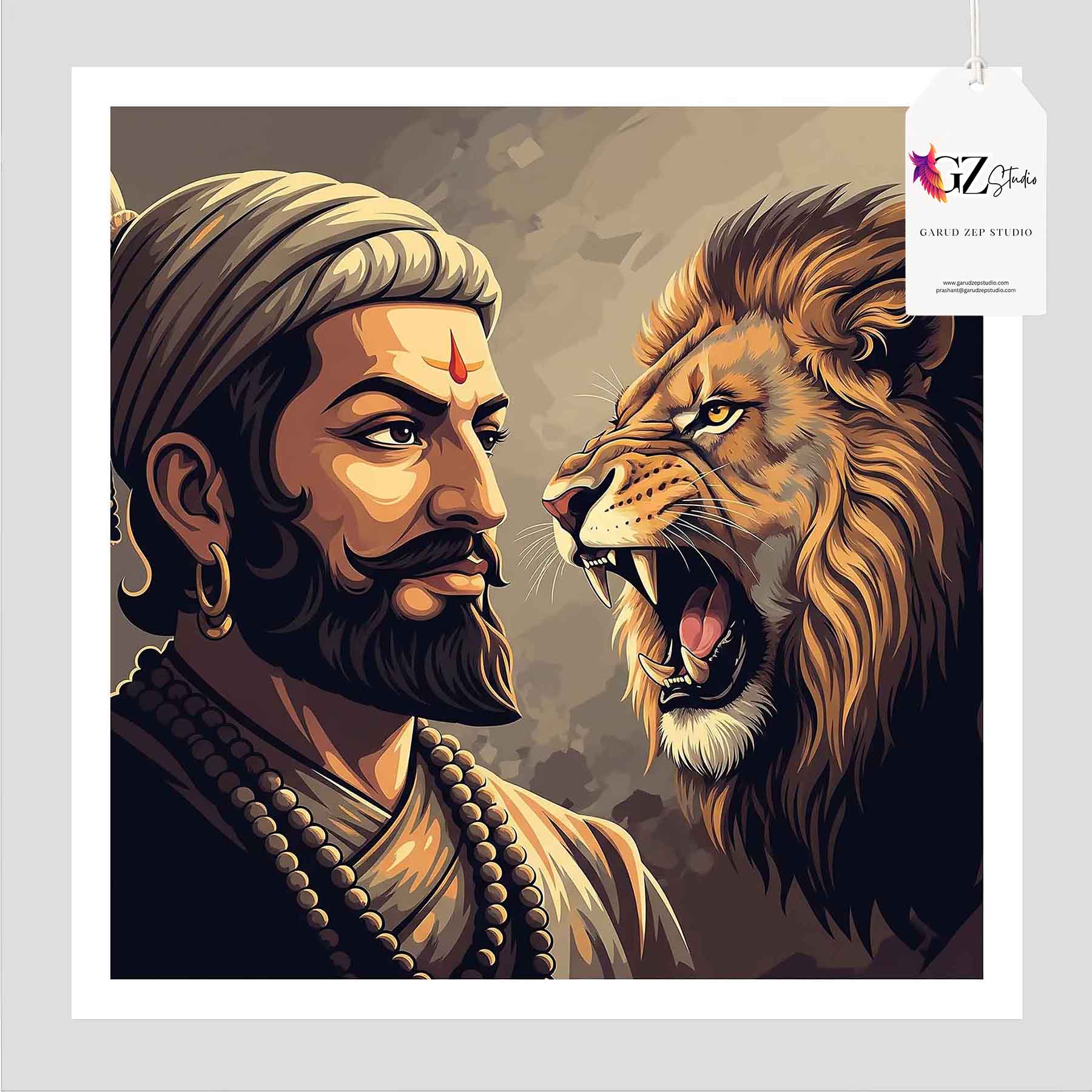 Chhatrapati's Roar: A Tribute to Maratha Valor(0046)