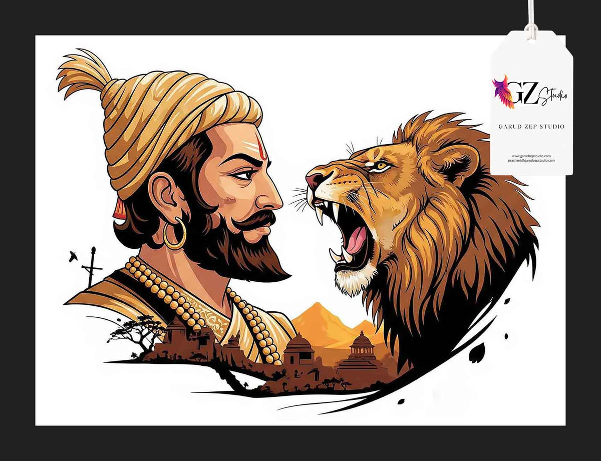 Chhatrapati's Roar: A Tribute to Maratha Valor(0047)