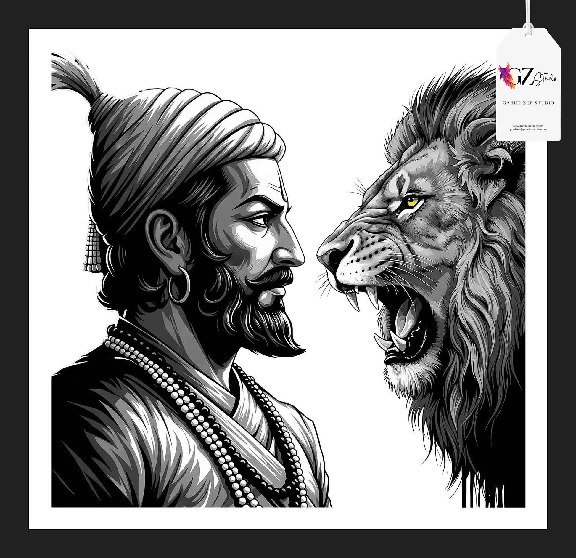 Chhatrapati's Roar: A Tribute to Maratha Valor(0048)