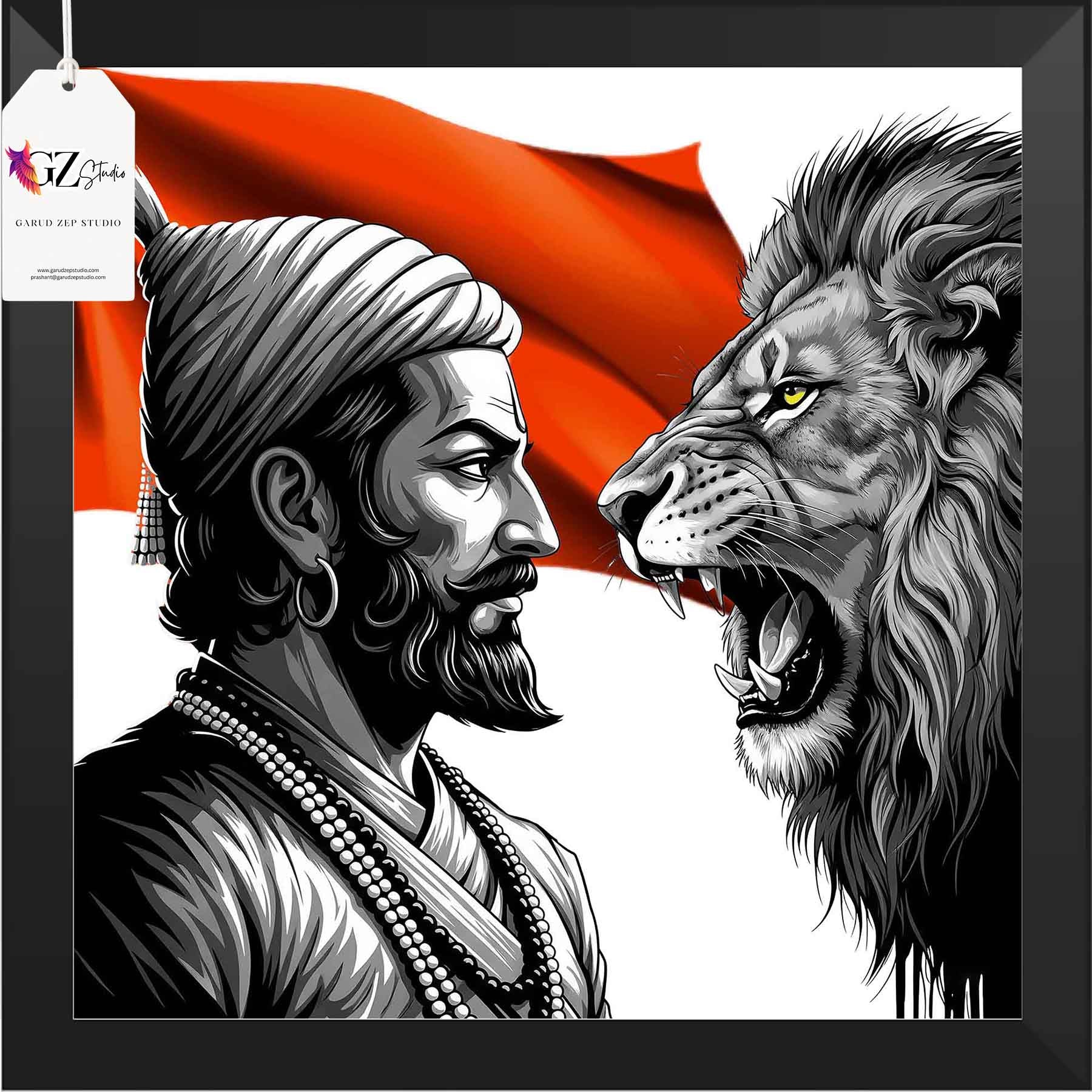Chhatrapati's Roar: A Tribute to Maratha Valor(0049)