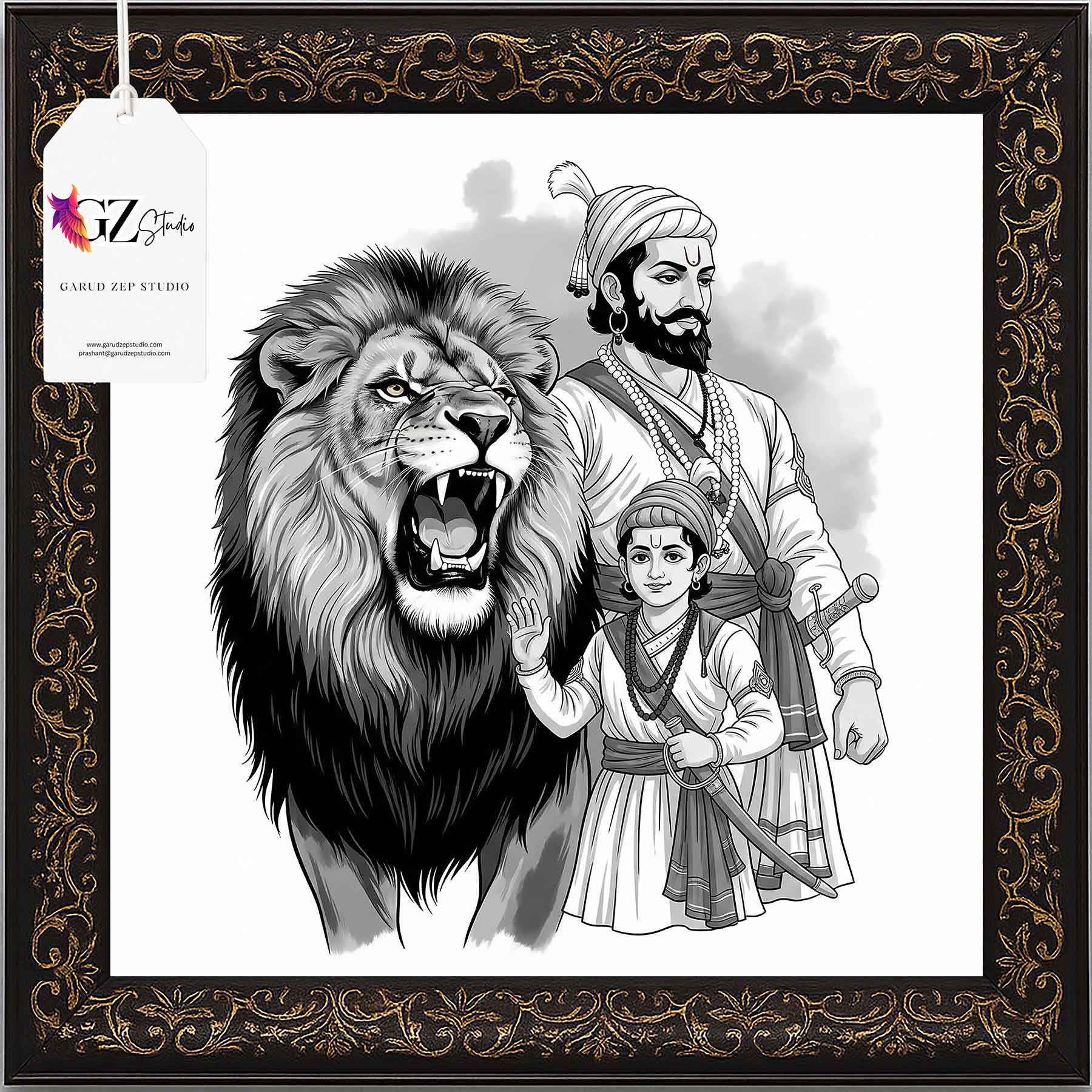 Chhatrapati's Roar: A Tribute to Maratha Valor(004)