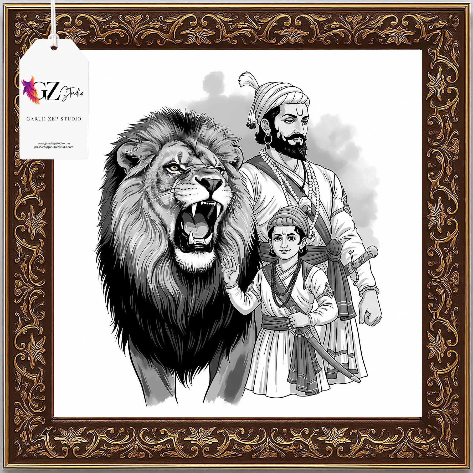 Chhatrapati's Roar: A Tribute to Maratha Valor(004)