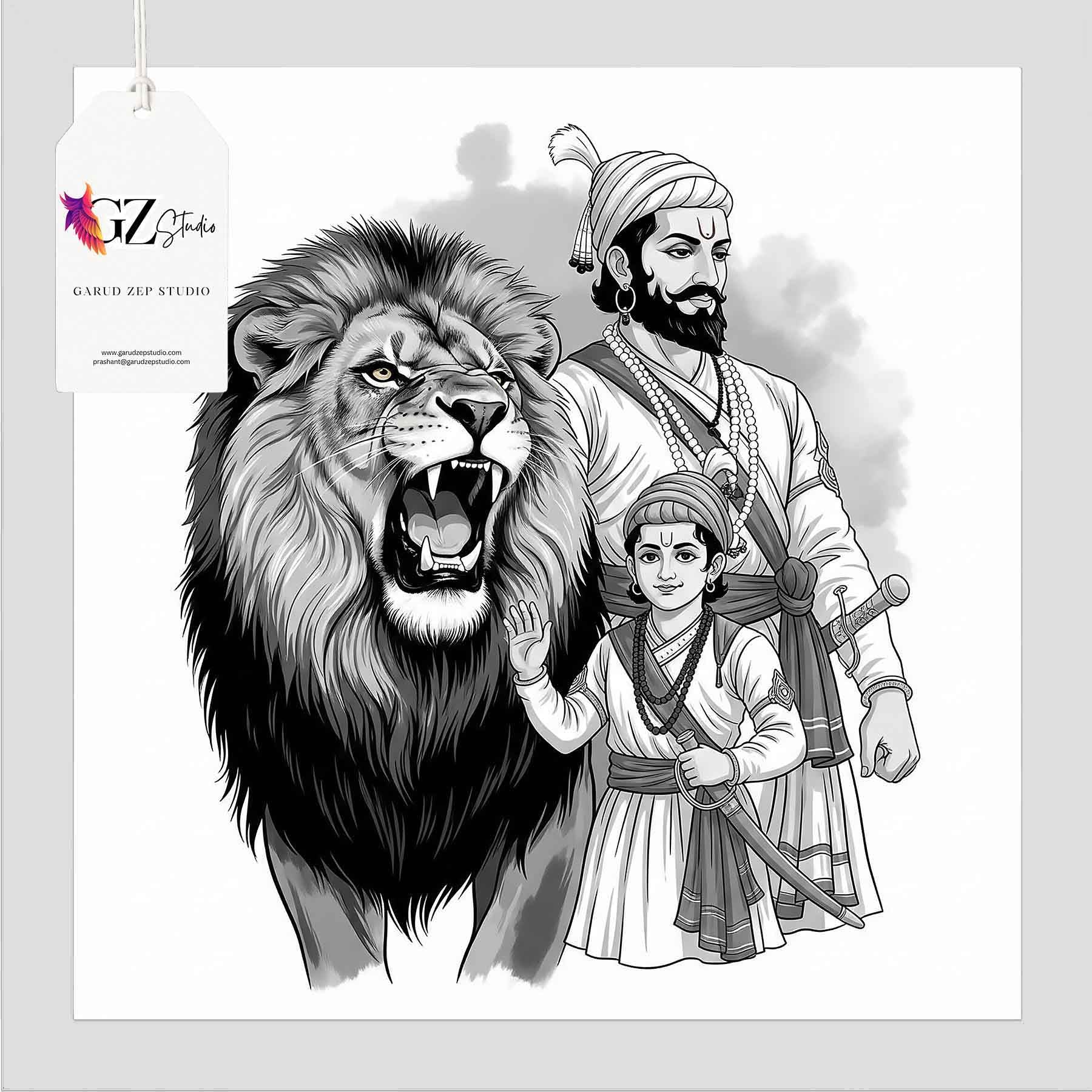 Chhatrapati's Roar: A Tribute to Maratha Valor(004)