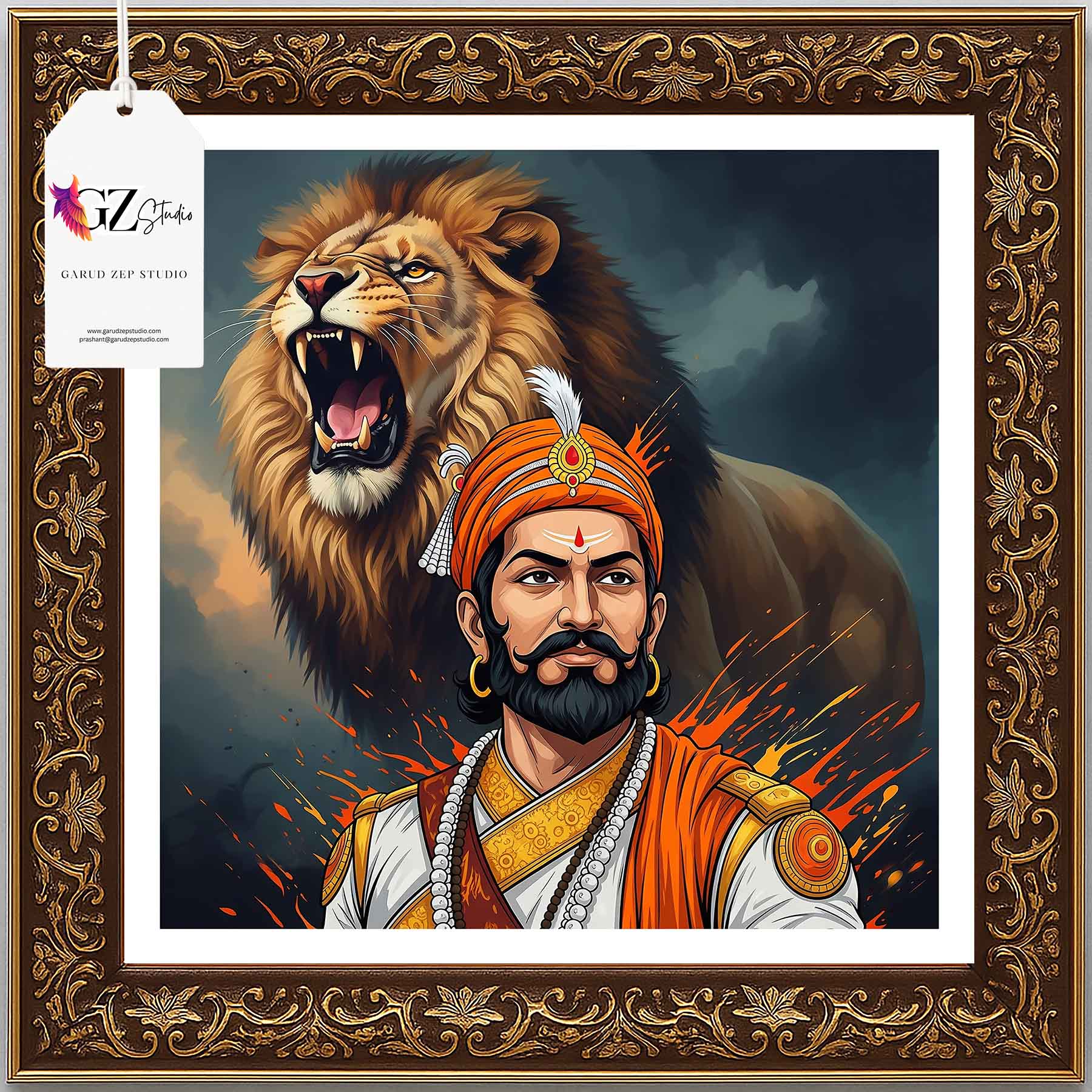 Chhatrapati's Roar: A Tribute to Maratha Valor(005)